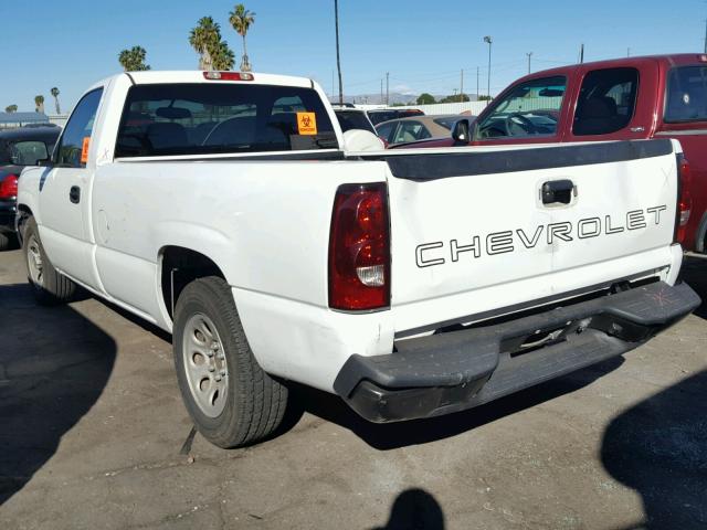 1GCEC14V76E269326 - 2006 CHEVROLET SILVERADO WHITE photo 3