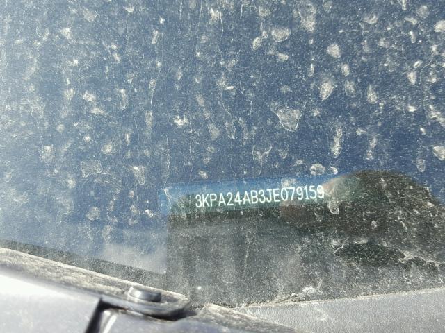 3KPA24AB3JE079159 - 2018 KIA RIO LX Սպիտակ լուսանկար 10