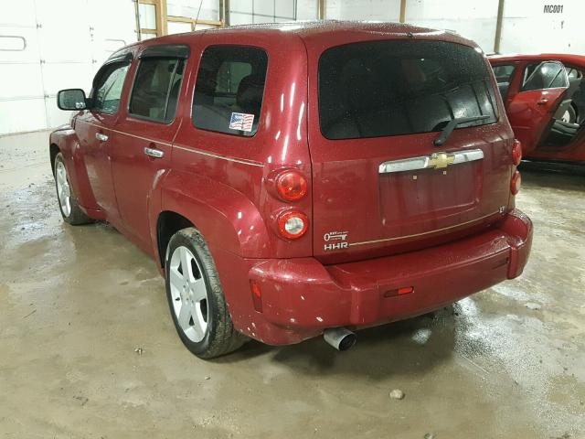 3GNDA33P07S528253 - 2007 CHEVROLET HHR LT MAROON photo 3