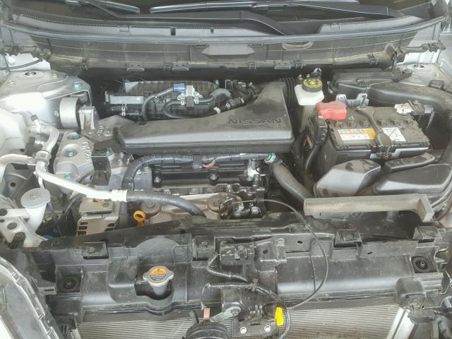 JN8AT2MT5HW393406 - 2017 NISSAN ROGUE S SILVER photo 7