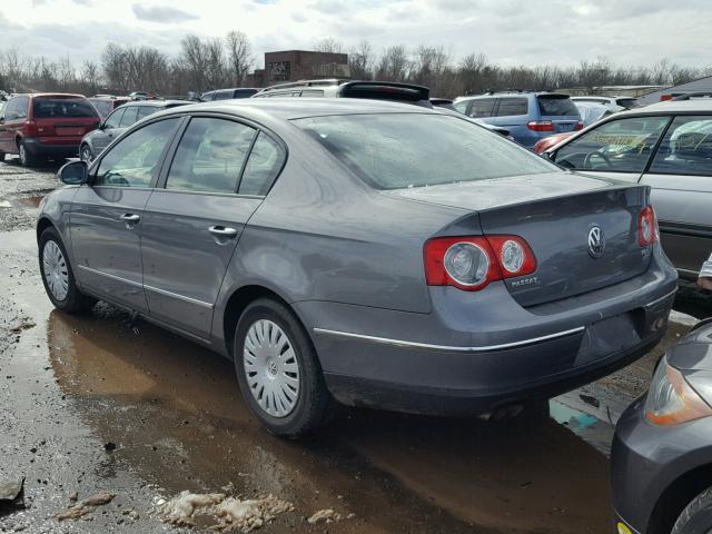 WVWAK73C96P167888 - 2006 VOLKSWAGEN PASSAT 2.0 GRAY photo 3