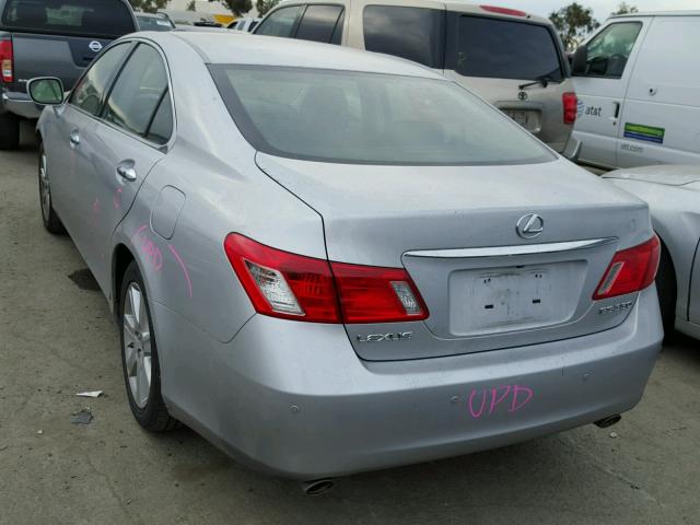 JTHBJ46G972061166 - 2007 LEXUS ES 350 SILVER photo 3