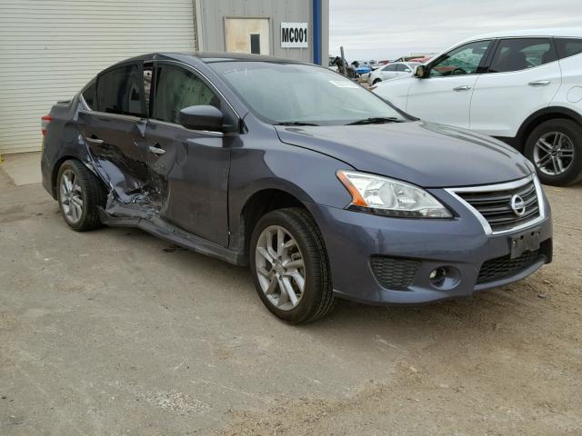 3N1AB7AP9DL745456 - 2013 NISSAN SENTRA S CHARCOAL photo 1