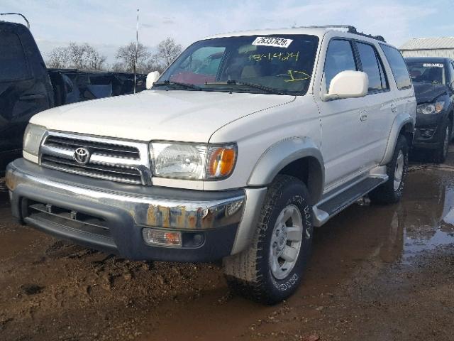 JT3HN86R7Y0259433 - 2000 TOYOTA 4RUNNER SR WHITE photo 2