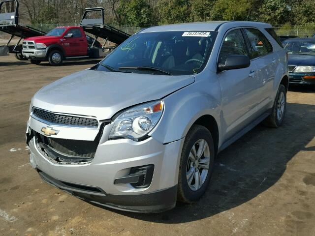 1GNALBEK3DZ134043 - 2013 CHEVROLET EQUINOX LS SILVER photo 2