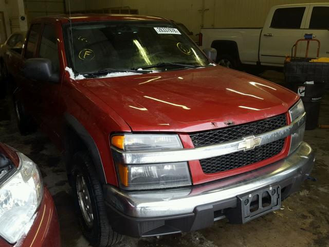 1GCDT136558230690 - 2005 CHEVROLET COLORADO RED photo 1