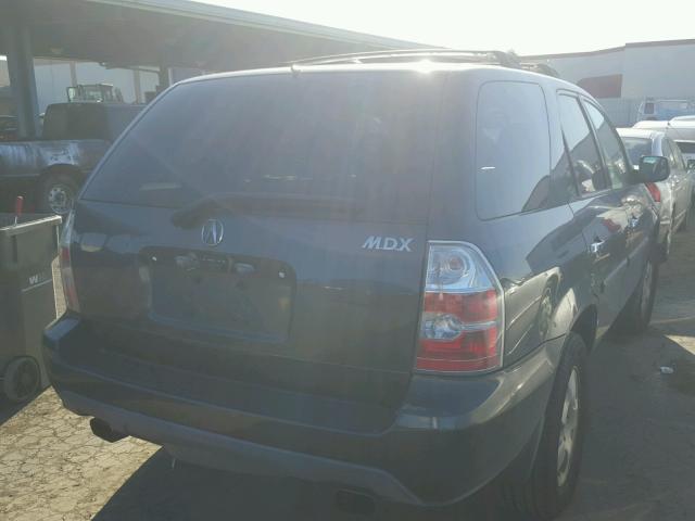 2HNYD18205H501566 - 2005 ACURA MDX BLUE photo 4