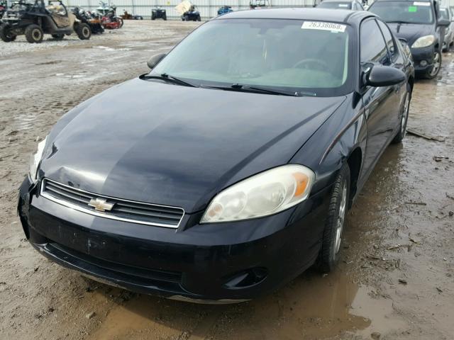 2G1WJ15K869164224 - 2006 CHEVROLET MONTE CARL BLACK photo 2