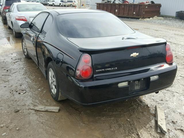 2G1WJ15K869164224 - 2006 CHEVROLET MONTE CARL 黑色 照片 3