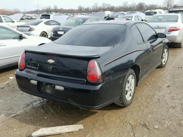 2G1WJ15K869164224 - 2006 CHEVROLET MONTE CARL BLACK photo 4