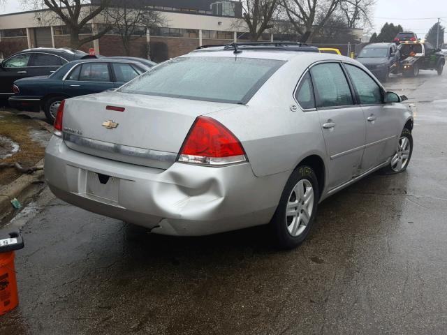 2G1WB58K669360033 - 2006 CHEVROLET IMPALA LS SILVER photo 4