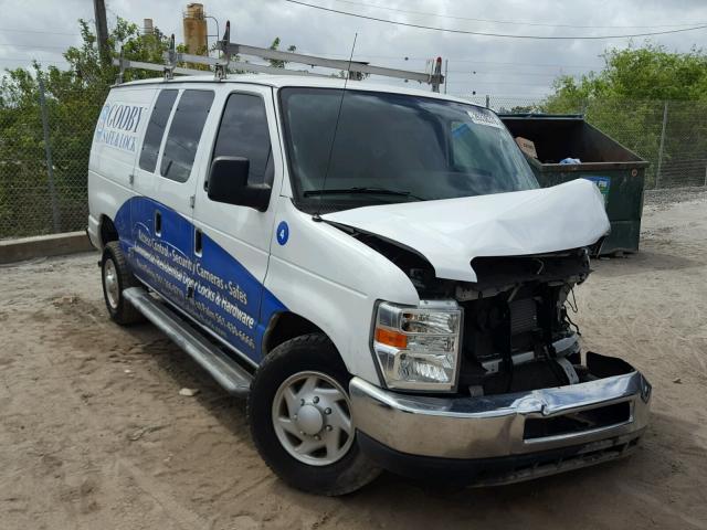 1FTNE2EW0CDA66786 - 2012 FORD ECONOLINE WHITE photo 1