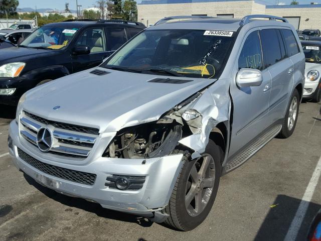 4JGBF71E69A516862 - 2009 MERCEDES-BENZ GL 450 4MA SILVER photo 2