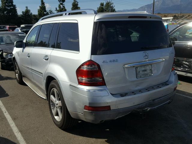 4JGBF71E69A516862 - 2009 MERCEDES-BENZ GL 450 4MA SILVER photo 3