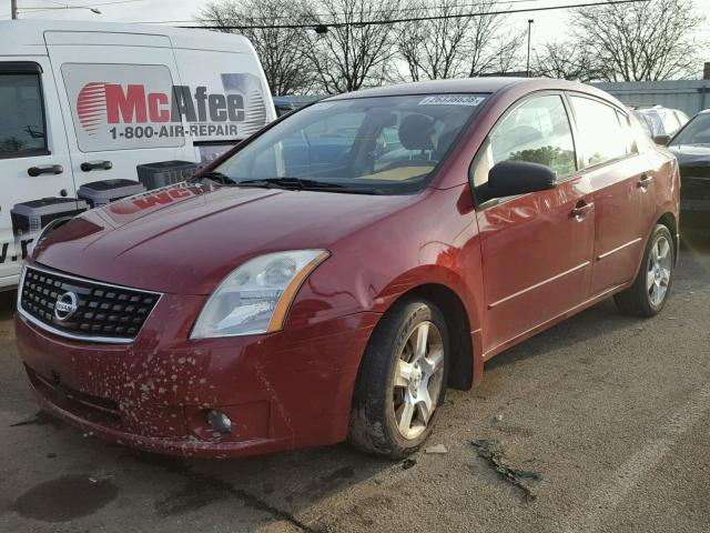 3N1AB61E48L618872 - 2008 NISSAN SENTRA 2.0 RED photo 2