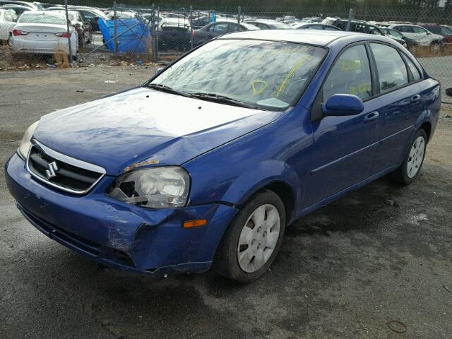 KL5JD56ZX7K664046 - 2007 SUZUKI FORENZA BA BLUE photo 2