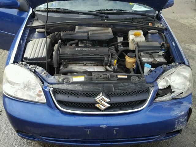 KL5JD56ZX7K664046 - 2007 SUZUKI FORENZA BA BLUE photo 7