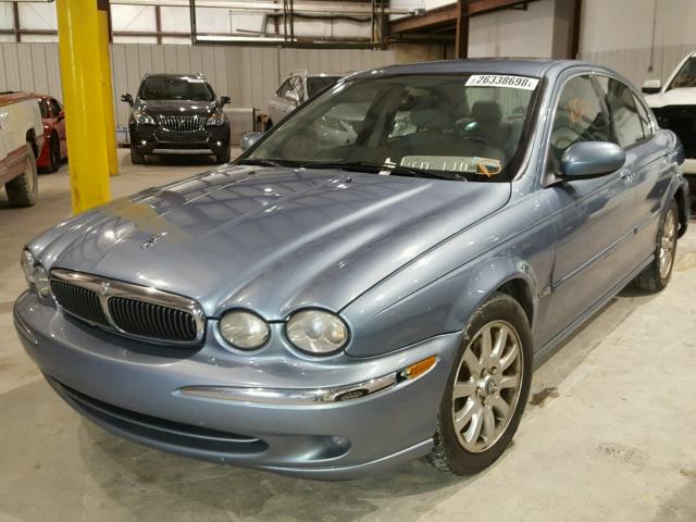 SAJEA51D62XC78692 - 2002 JAGUAR X-TYPE 2.5 BLUE photo 2