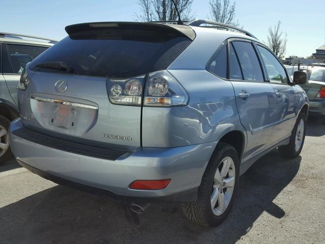 JTJHA31U240044247 - 2004 LEXUS RX 330 TEAL photo 4