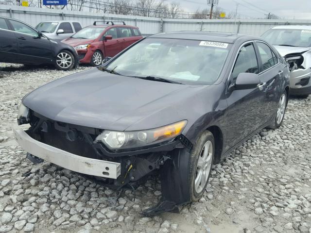 JH4CU2F6XAC039699 - 2010 ACURA TSX CHARCOAL photo 2