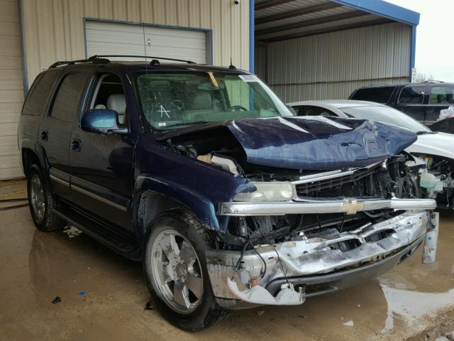 1GNEC13TX5R211001 - 2005 CHEVROLET TAHOE C150 BLUE photo 1