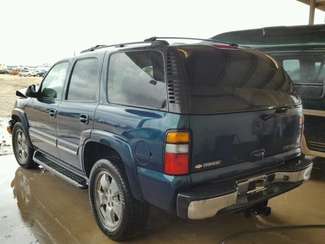 1GNEC13TX5R211001 - 2005 CHEVROLET TAHOE C150 BLUE photo 3