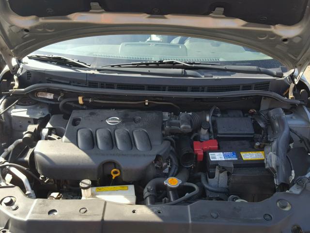 3N1BC13E99L393741 - 2009 NISSAN VERSA S GRAY photo 7