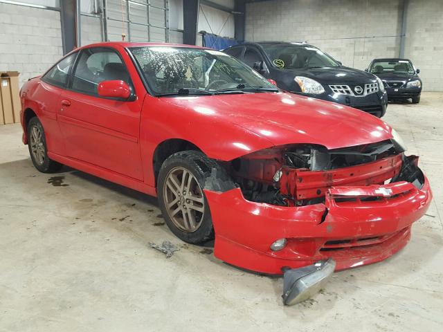 1G1JH14F237364104 - 2003 CHEVROLET CAVALIER L RED photo 1