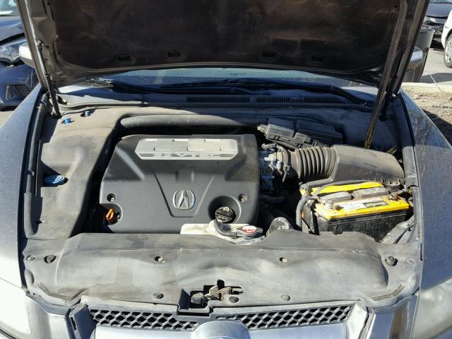 19UUA662X7A036150 - 2007 ACURA TL GRAY photo 7