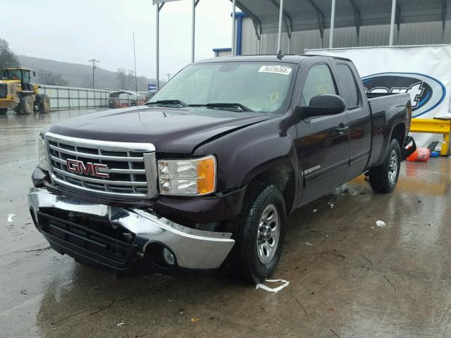 1GTEC19C48Z141189 - 2008 GMC SIERRA C15 PURPLE photo 2