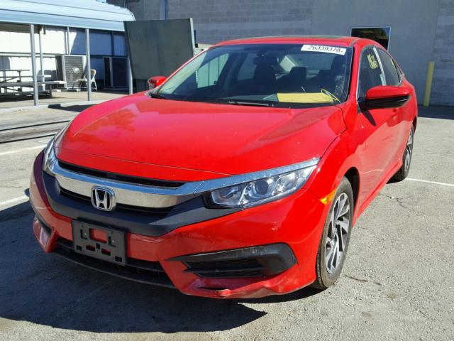 2HGFC2F70GH542904 - 2016 HONDA CIVIC EX წითელი ფოტო 2