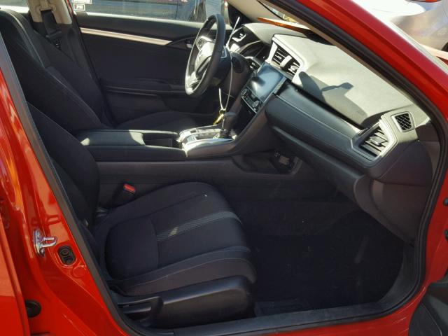 2HGFC2F70GH542904 - 2016 HONDA CIVIC EX წითელი ფოტო 5