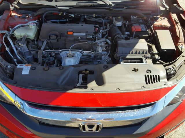 2HGFC2F70GH542904 - 2016 HONDA CIVIC EX წითელი ფოტო 7
