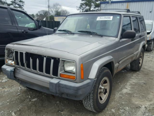 1J4FT48S51L562596 - 2001 JEEP CHEROKEE S SILVER photo 2