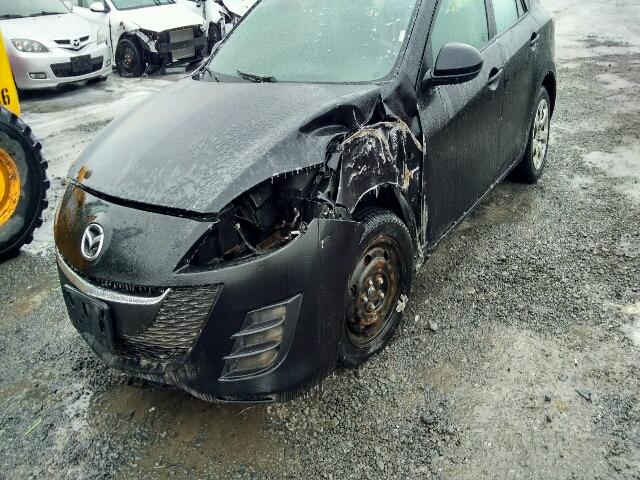 JM1BL1HF4A1147464 - 2010 MAZDA 3 I BLACK photo 9