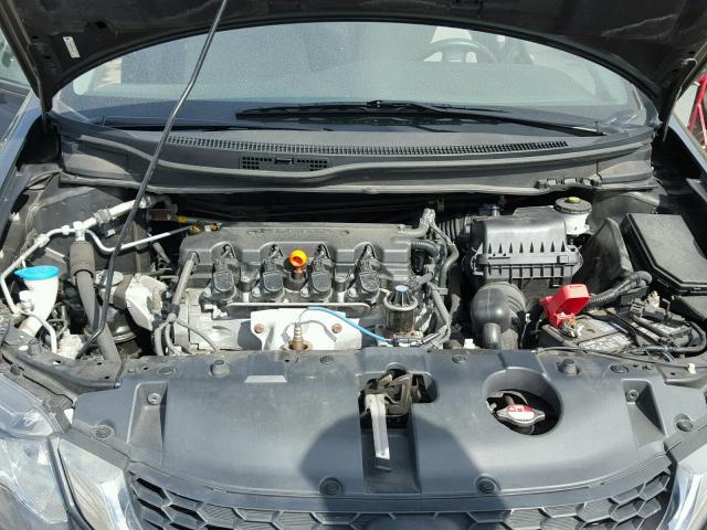 2HGFB2F5XDH591055 - 2013 HONDA CIVIC LX BLACK photo 7