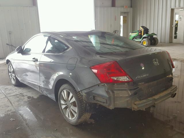 1HGCS1B70BA012204 - 2011 HONDA ACCORD EX GRAY photo 3