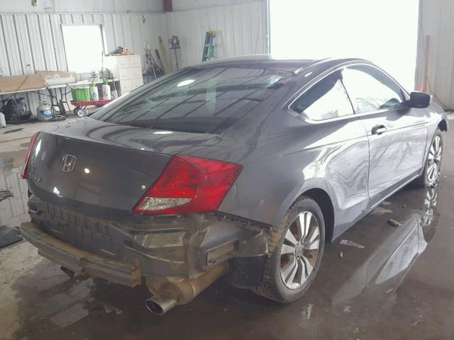 1HGCS1B70BA012204 - 2011 HONDA ACCORD EX GRAY photo 4