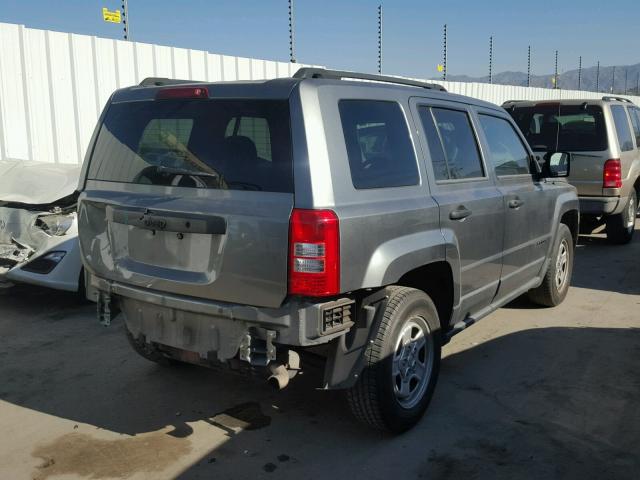 1J4NT1GB1BD287266 - 2011 JEEP PATRIOT SP GRAY photo 4