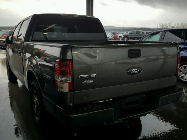 1FTRW12W46KD41198 - 2006 FORD F150 SUPER GRAY photo 3