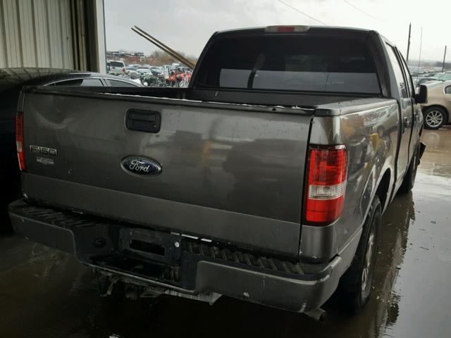 1FTRW12W46KD41198 - 2006 FORD F150 SUPER GRAY photo 4