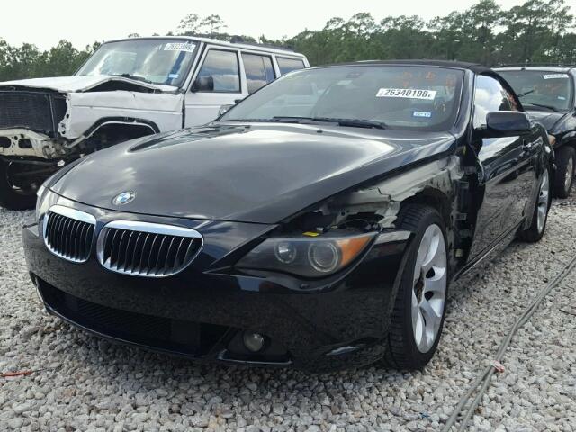 WBAEK13456CN77857 - 2006 BMW 650 I BLACK photo 2