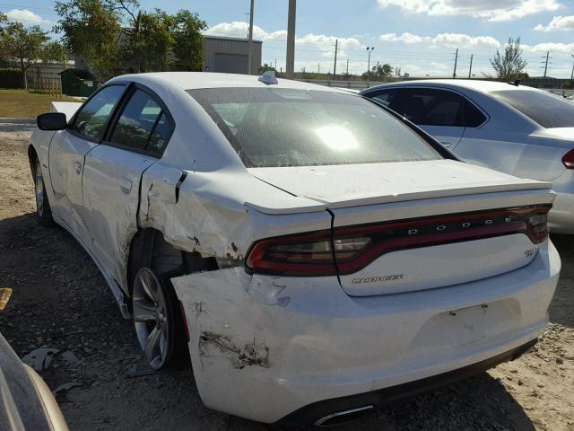 2C3CDXCT2HH562218 - 2017 DODGE CHARGER R/ WHITE photo 3