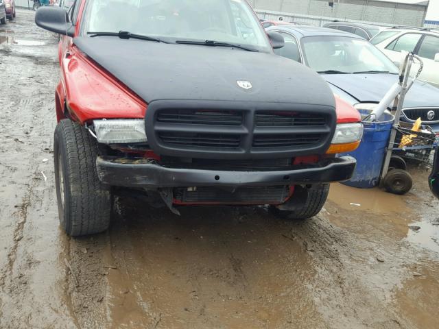 1D4HS48N33F516684 - 2003 DODGE DURANGO SL RED photo 9