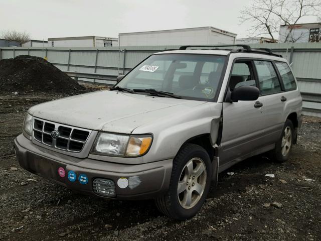 JF1SF6552XH727768 - 1999 SUBARU FORESTER S GRAY photo 2