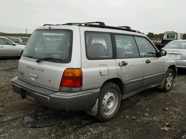 JF1SF6552XH727768 - 1999 SUBARU FORESTER S GRAY photo 4