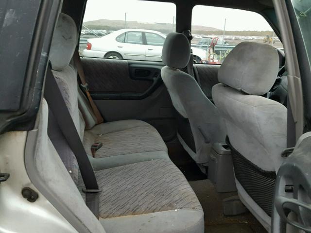 JF1SF6552XH727768 - 1999 SUBARU FORESTER S GRAY photo 6