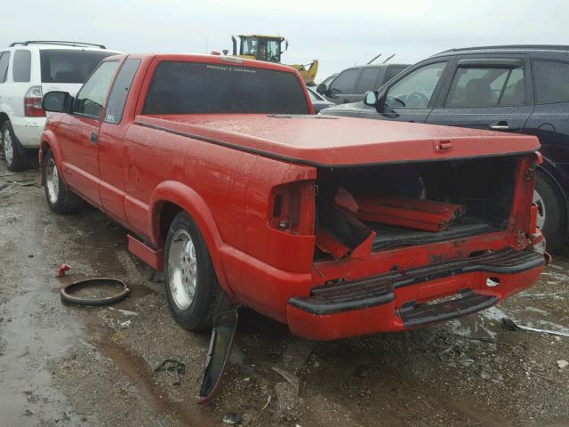 1GCCS1948Y8141897 - 2000 CHEVROLET S TRUCK S1 RED photo 3