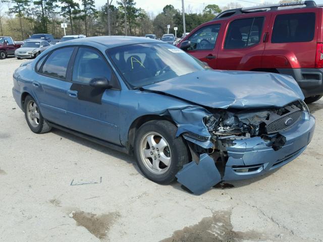 1FAFP53U26A234036 - 2006 FORD TAURUS SE BLUE photo 1