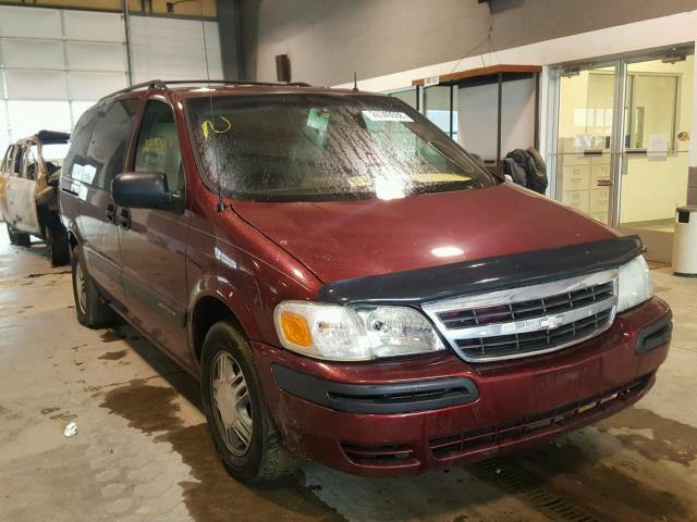 1GNDX03EX2D214145 - 2002 CHEVROLET VENTURE BURGUNDY photo 1